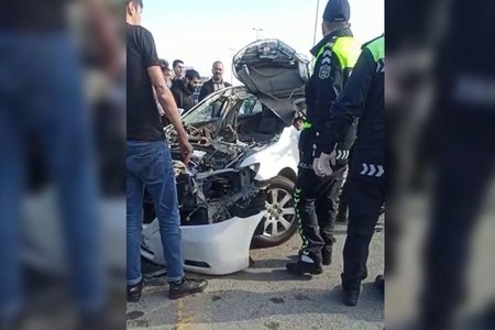 Bakıda ağır yol qəzası baş verib, xəsarət alan var -VİDEO