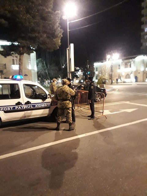 Sumqayıt polisi karantin rejimində necə çalışır? (Foto Video)