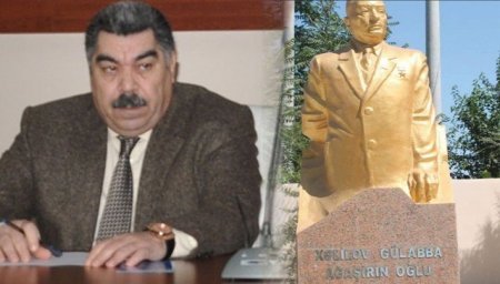 Atasına qızıldan heykəl qoyduran icra başçısı məsləhətçini işdən çıxardı – GİLEY