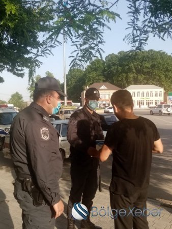 Ağdam və Bərdə polisi karantin rejiminə belə nəzarət edir-FOTO