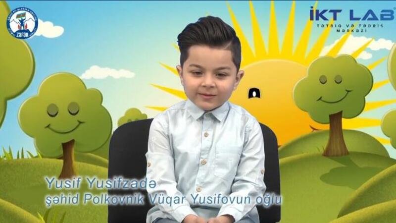 Uşaqlar Günü: Şəhid övladlarının bayram təbriki - VİDEO
