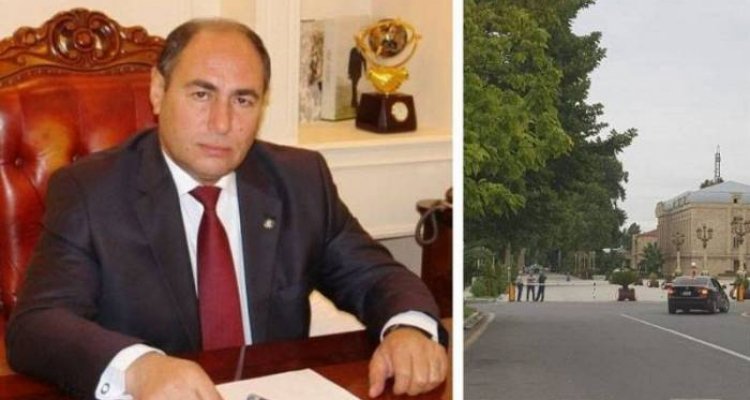 İcra başçısı öz rahatlığı üçün əsas prospektə şlaqbaum qoydurdu (FOTOLAR)
