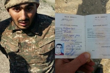 Azərbaycan ordusu düşmənin daha bir hərbçisini əsir götürdü FOTO