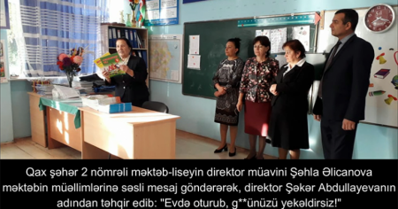 Qaxda övladlarımıza təhsili KİMLƏR VERİR? - Biabırçılıq (SƏS YAZI)