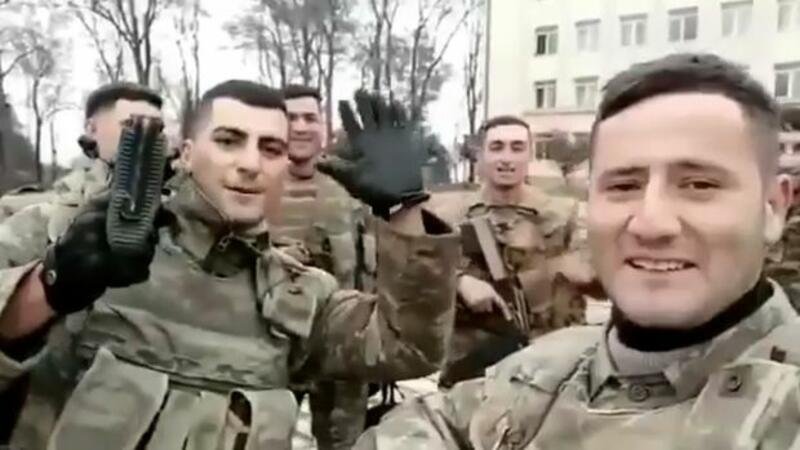 Əsgərlərimiz Şuşadan salam göndərdi - VİDEO