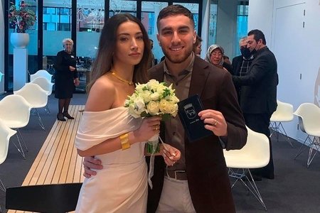 Azərbaycan millisinin futbolçusunun Niderlandda nikah mərasimi olub