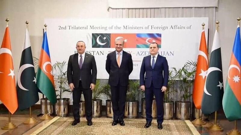 Azərbaycan, Pakistan və Türkiyə XİN başçıları BƏYANNAMƏ İMZALADI