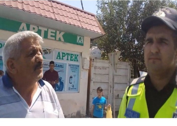 Sürücü ilə polis arasında QALMAQAL: DİN təkzib edir- VİDEO