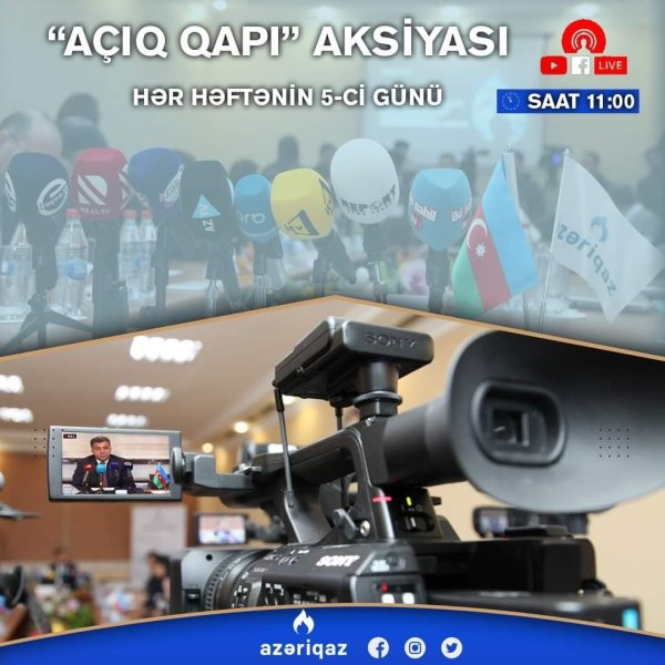 Sabah "Azəriqaz"da növbəti "Açıq qapı" aksiyası keçiriləcək