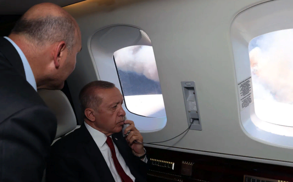 Marmarisdə vəziyyət gərginləşdi, Ərdoğan əraziyə getdi - VİDEO