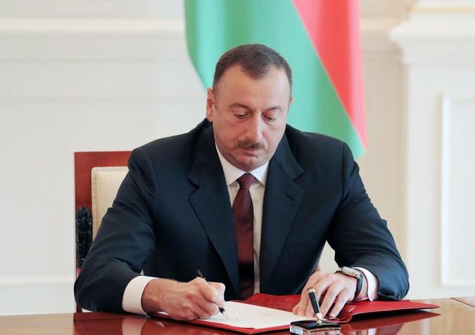 İlham Əliyev SƏRƏNCAM imzaladı