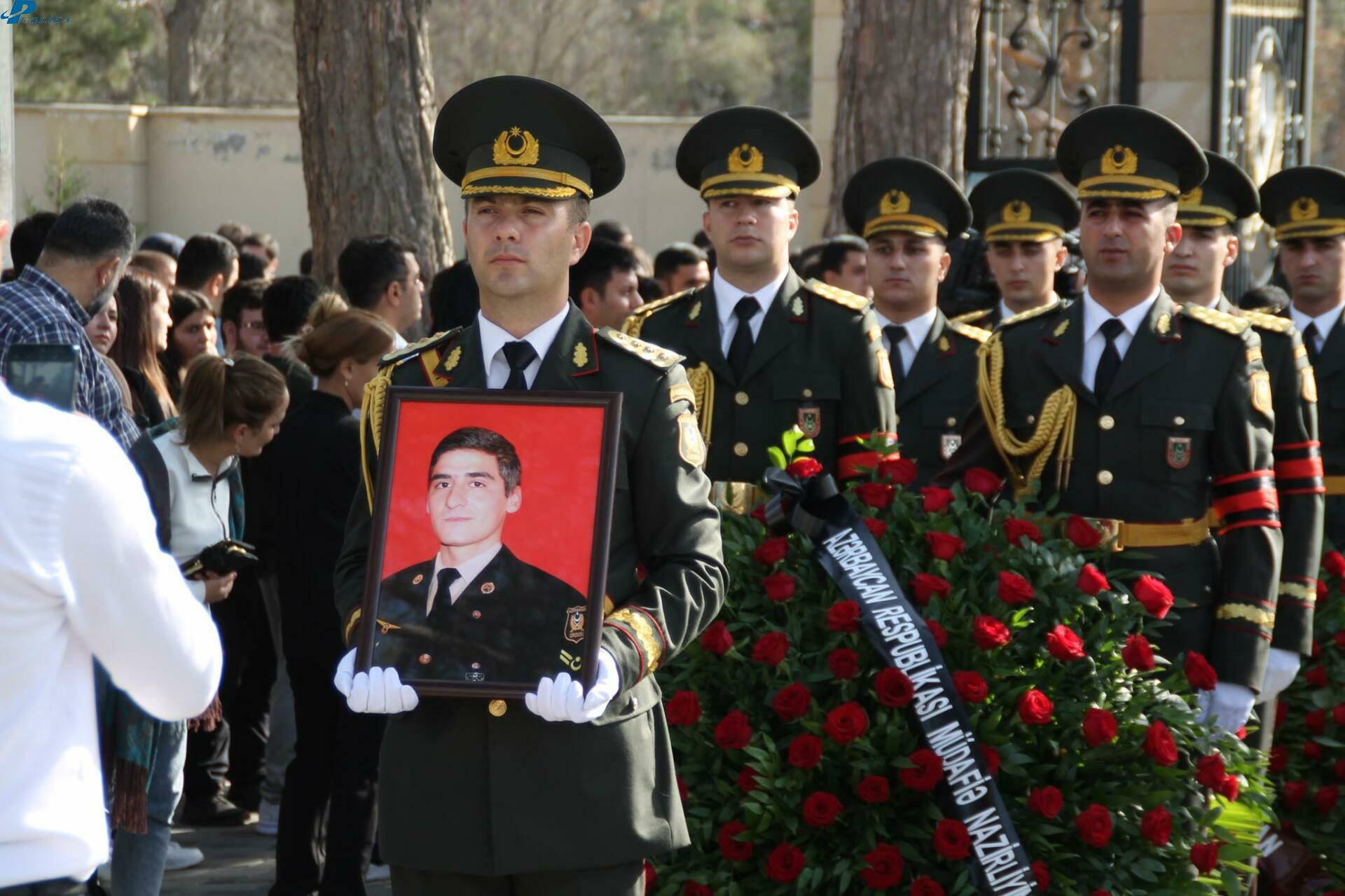 Şəhid Səbuhi Əhmədov İkinci Fəxri Xiyabanda dəfn edildi - FOTO