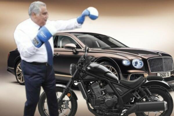 Yarım milyonluq "Bentley"i olan icra başçısının motosikleti də varmış - ŞOK İDDİA - VİDEO