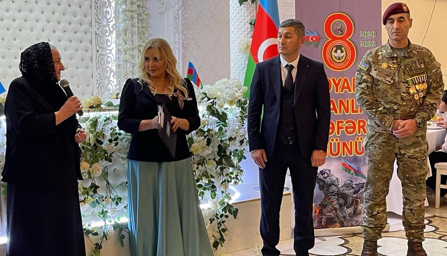 8 Noyabr - Zəfər Gününə həsr olunmuş tədbir keçirilib - FOTOLAR