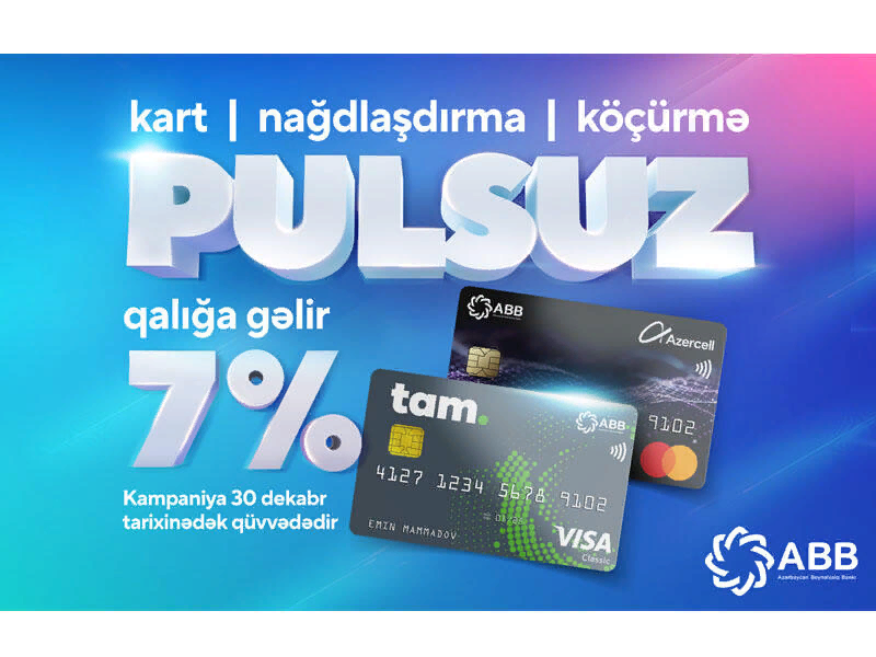 ABB-dən pulsuz kartlarla yeni kampaniya!