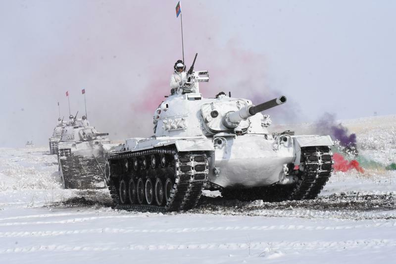 Ordumuzun tankları Türkiyədə keçirilən təlimlərdə - Foto