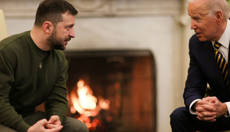 Bayden Ukraynanın hərbi yardım tələblərini Zelenski ilə müzakirə edəcək