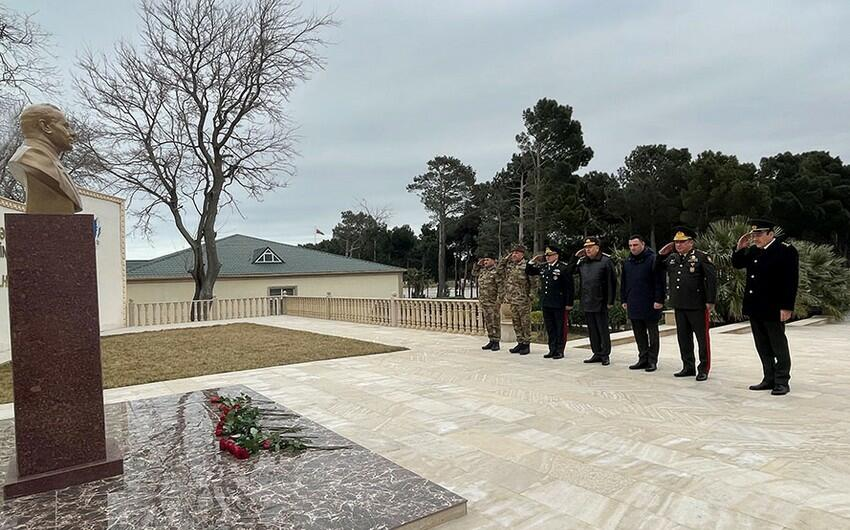 Giorgi Matiaşvili Azərbaycanda hərbi hissələri ziyarət etdi