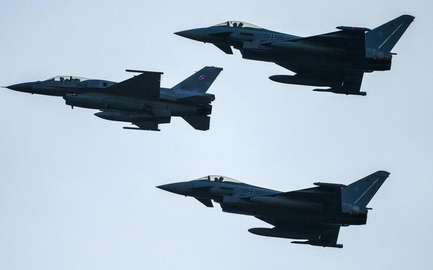 NATO təyyarələri Qara dəniz bölgəsində yüksək hazırlıq vəziyyətinə gətirildi