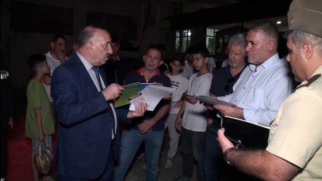 FHN Nizamidə şərti yanğın təlimi keçirdi - Video