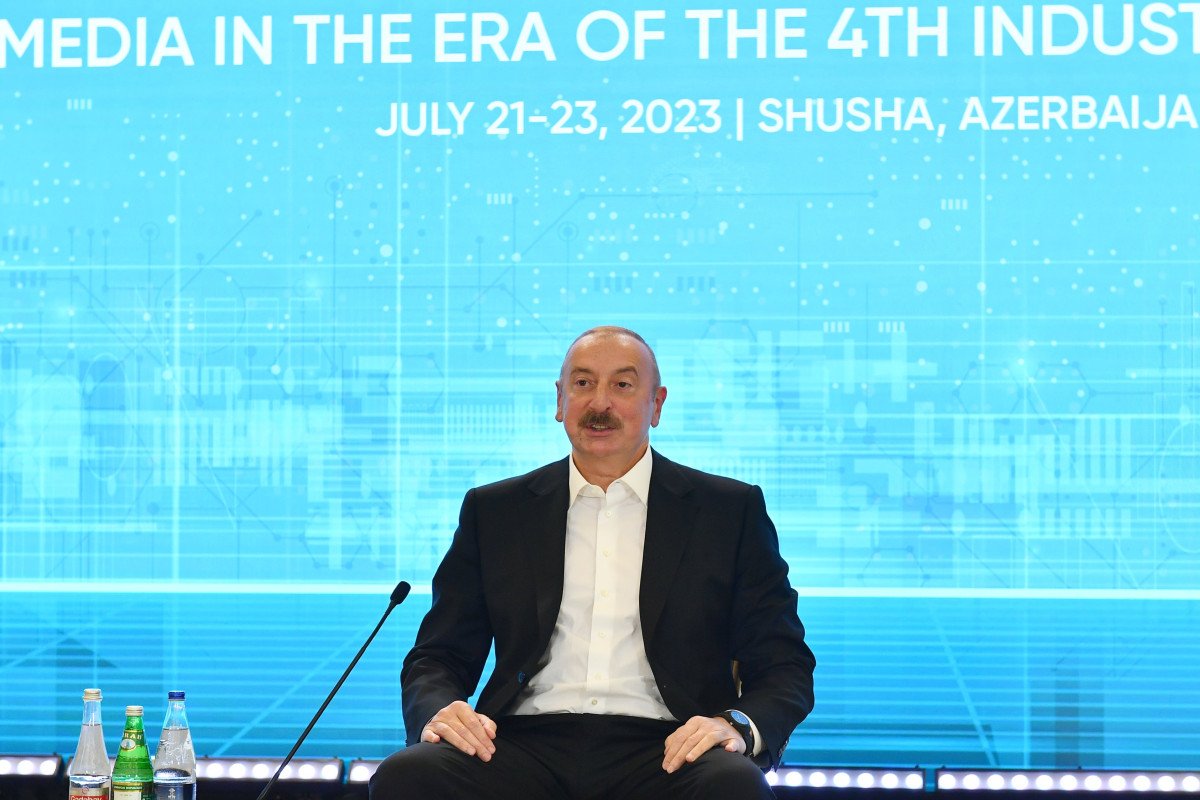 Prezident Şuşa Qlobal Media Forumunda çıxış edir - CANLI - YENİLƏNİB