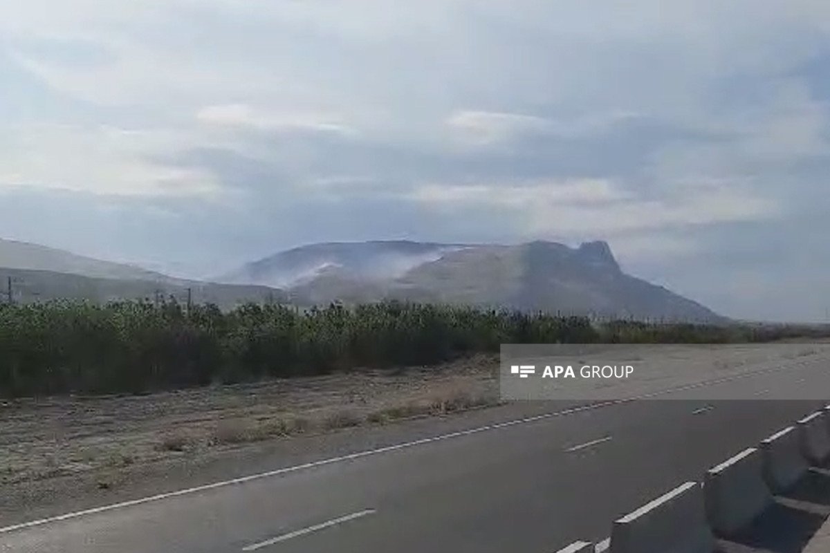Siyəzəndə dağlıq ərazidə yanğın başlayıb