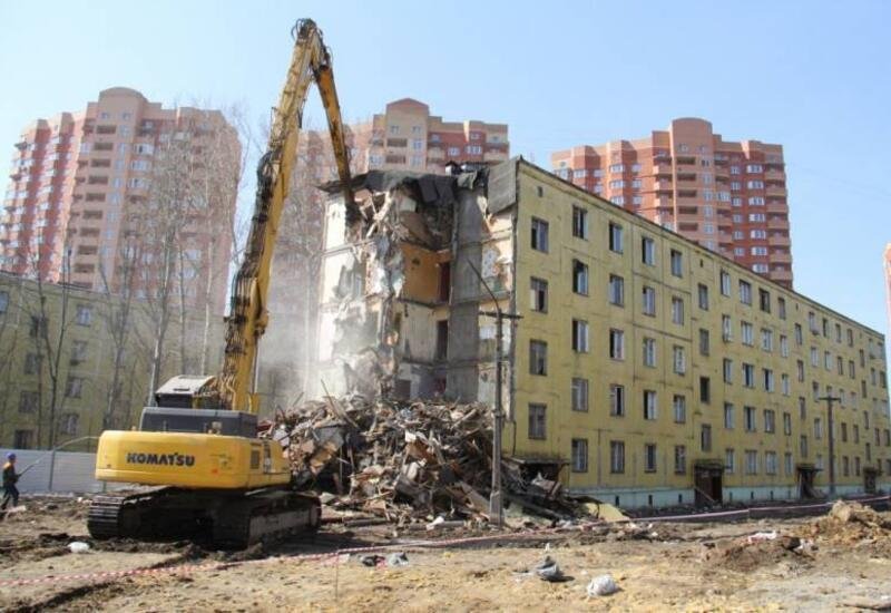 Bakıda bu ərazidə evlər sökülür - Sakinlərə 5 min kompensasiya veriləcək?
