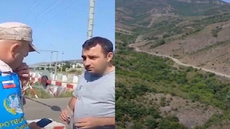 Qarabağda təxribat törətmək istəyən separatçıya erməni fəaldan sərt sözlər (VİDEO)