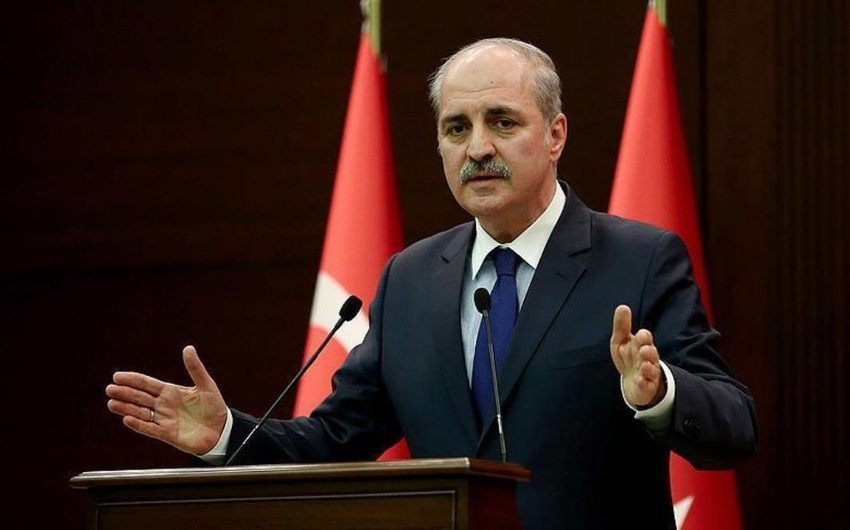 Numan Kurtulmuş: “Rusiyanın Ukrayna ərazilərini işğal etməsini qəbul etmirik”