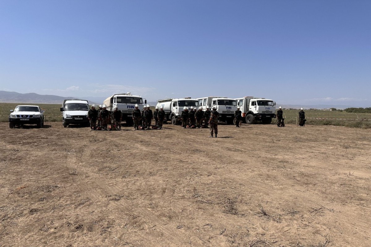 FHN: Azad olunmuş ərazilərin minalardan təmizlənməsi işləri sürətlə davam etdirilir - VİDEO