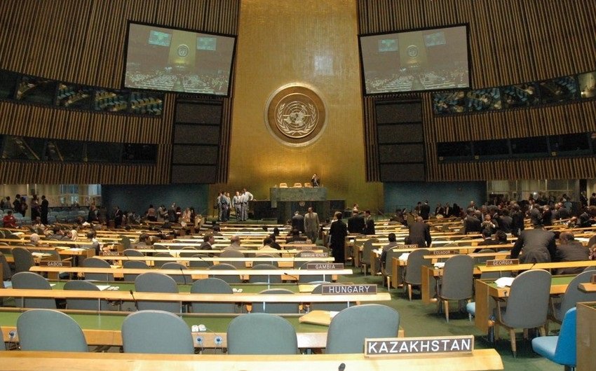 Azərbaycan Ermənistan nümayəndəliyinin BMT-nin mənzil-qərargahında keçirdiyi gizli iclası pisləyib
