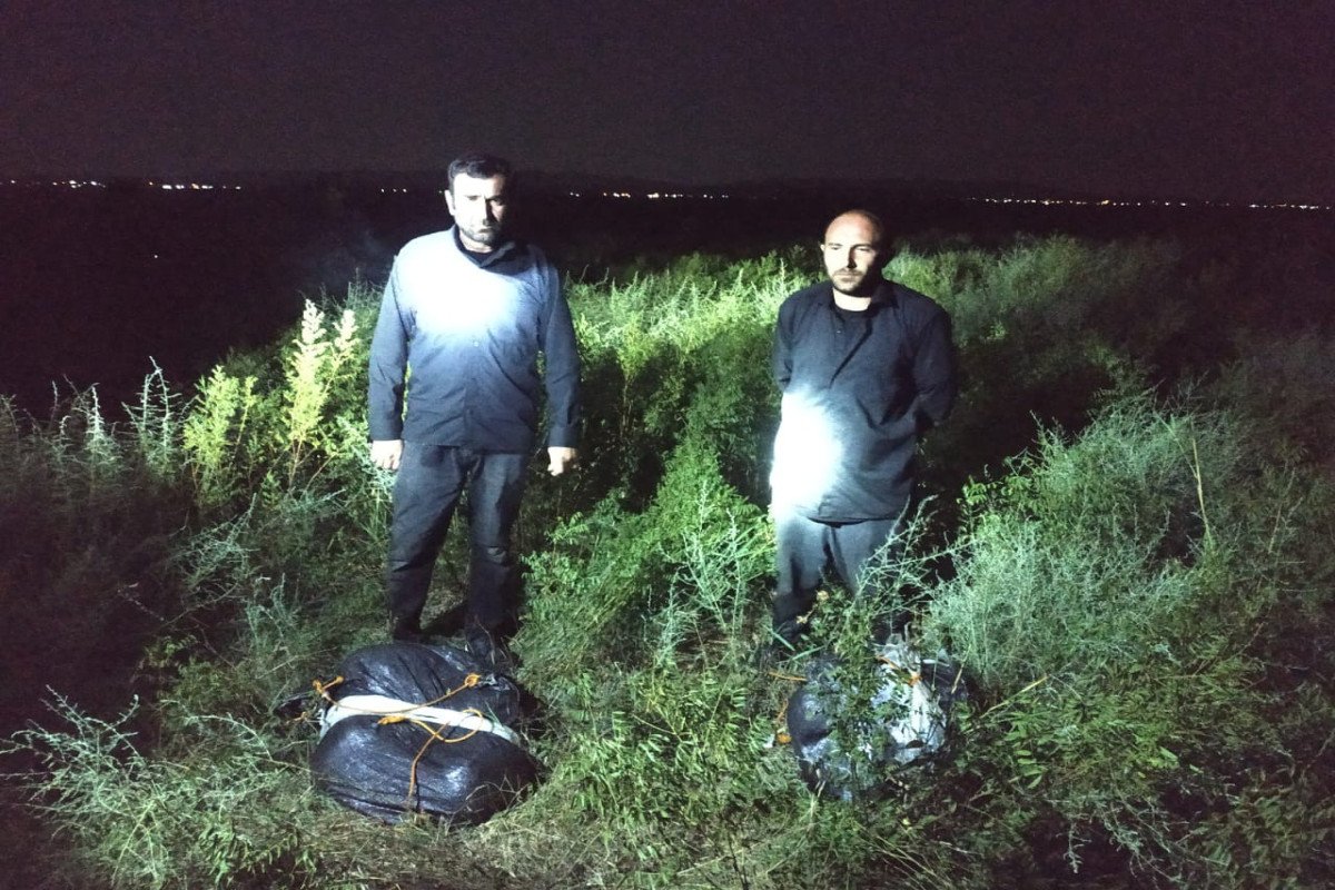 İrandan Azərbaycana 14 kq. narkotik keçirilməsinin qarşısı alınıb - FOTO