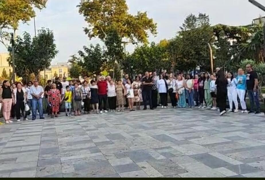 Etnik ermənilərin Tbilisidə keçirdiyi aksiya iflasa uğradı