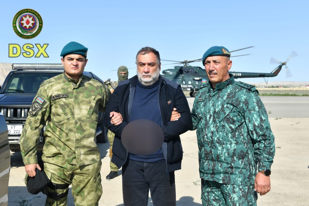 DSX: Ruben Vardanyan Azərbaycandan gedərkən saxlanılıb, Bakıya gətirilib - FOTO