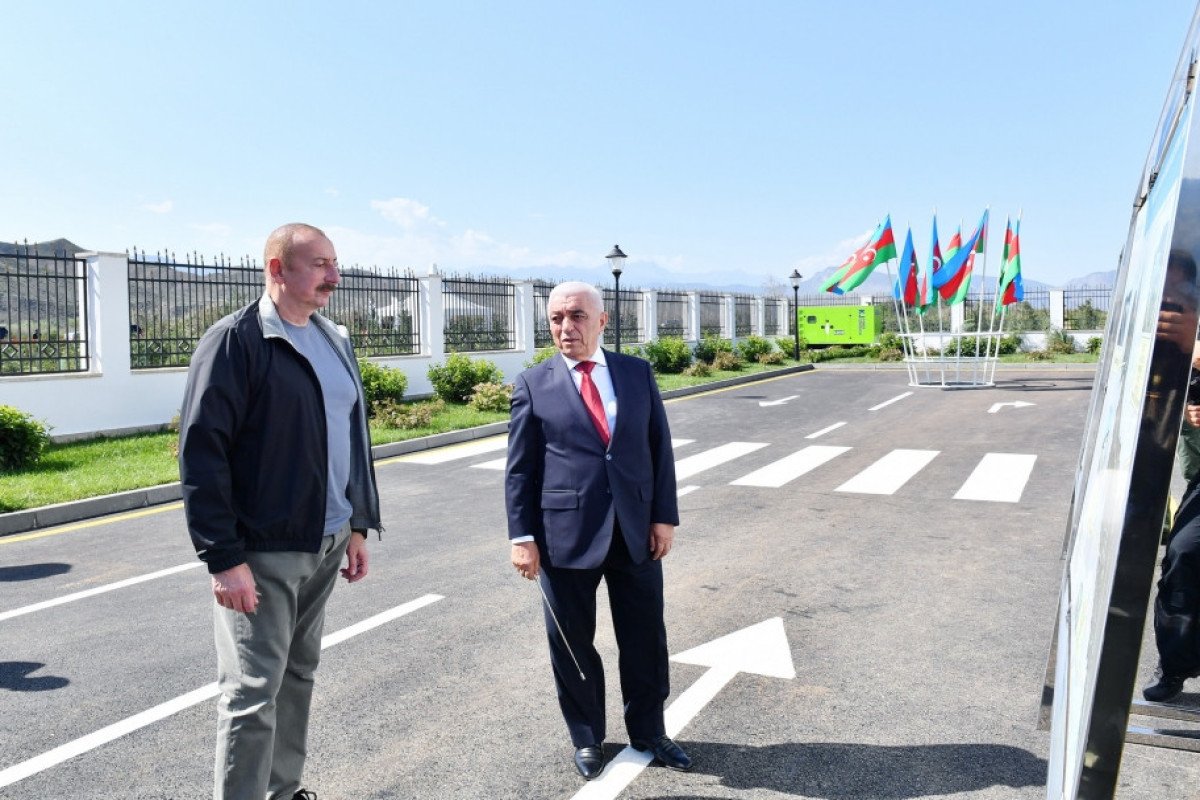 Prezident “Cahangirbəyli” Su Elektrik Stansiyasının açılışında iştirak edib - YENİLƏNİB