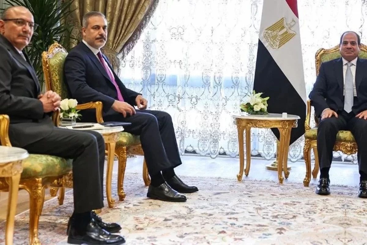 Hakan Fidan Misir prezidenti ilə görüşüb