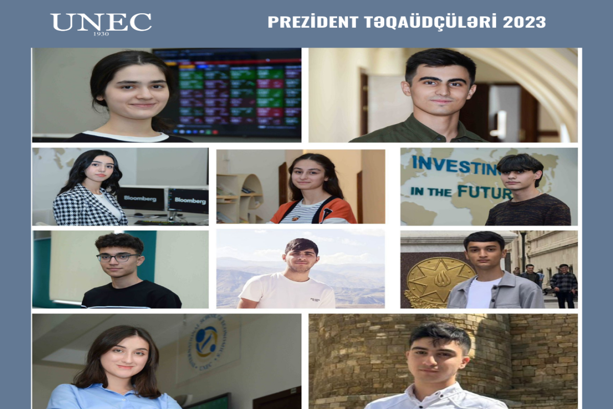 UNEC-in 10 tələbəsi Prezident təqaüdünü qazanıb
