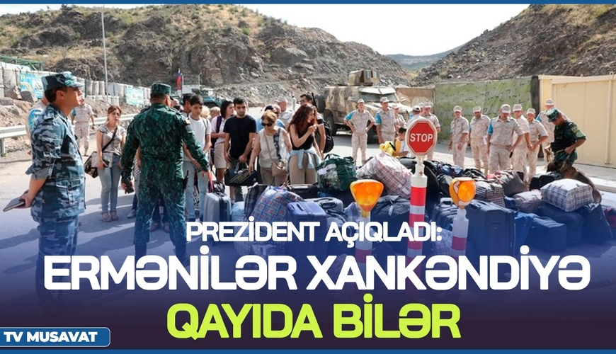 Prezident AÇIQLADI: Ermənilər Xankəndiyə QAYIDA bilər – Akif Nağı ilə CANLI