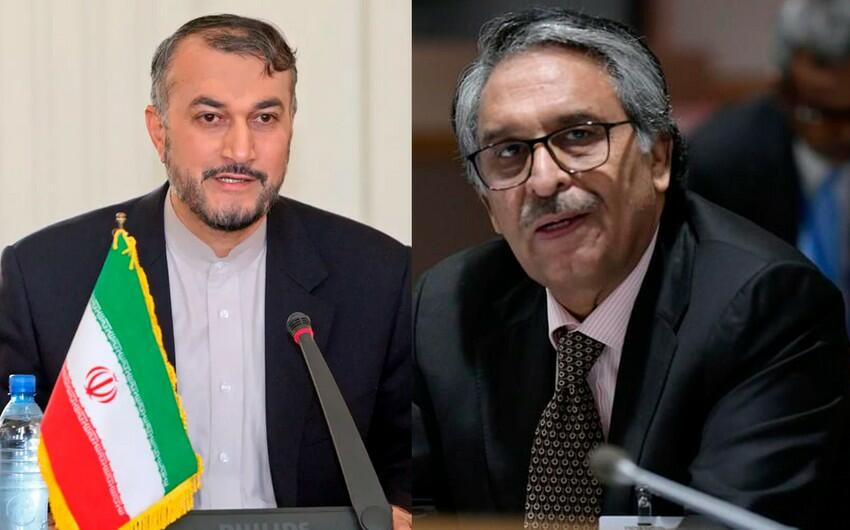 İran və Pakistan XİN başçıları nələri müzakirə ediblər?