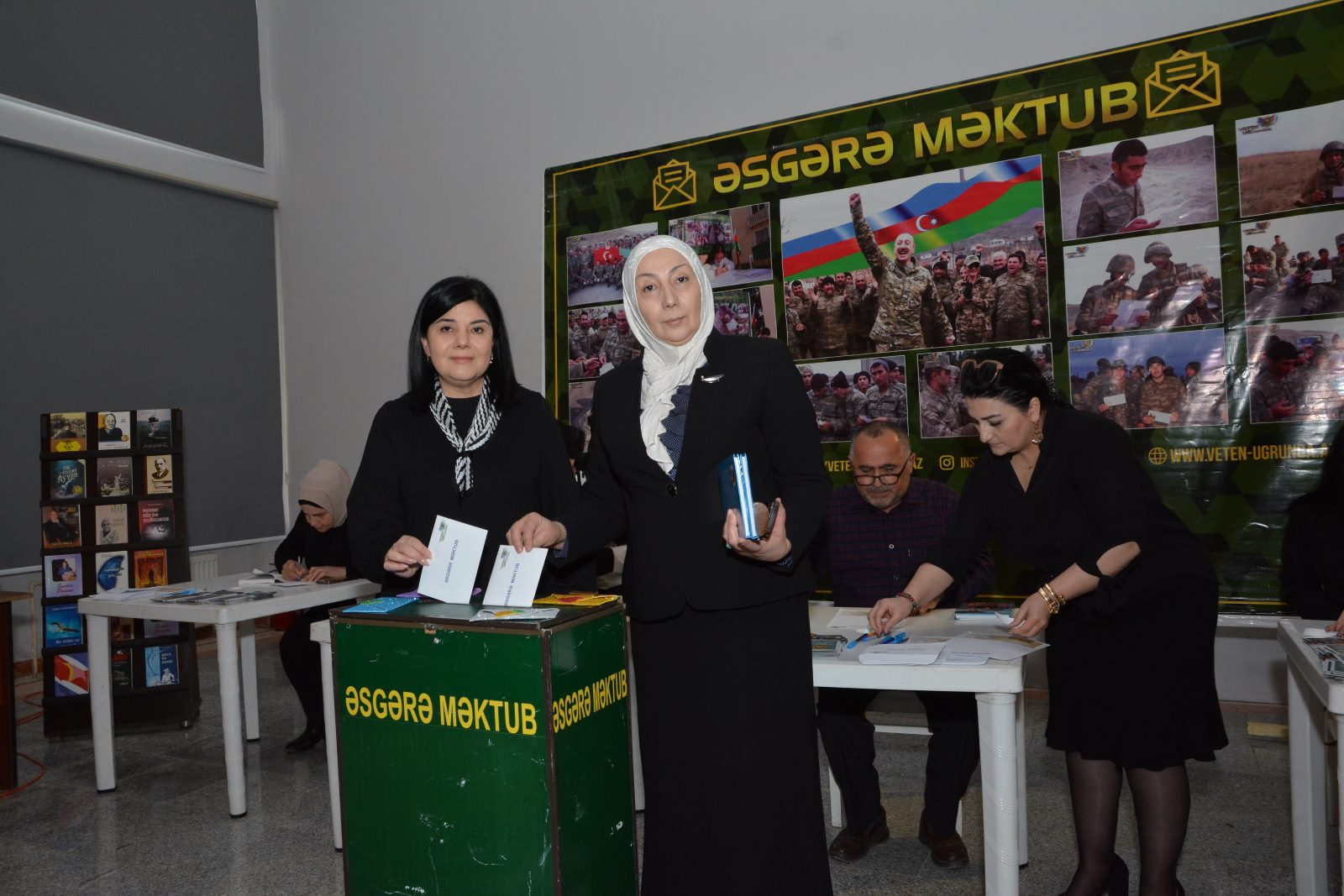 Abşeron rayonundan 5000 kitab əsgərlərə göndərilib