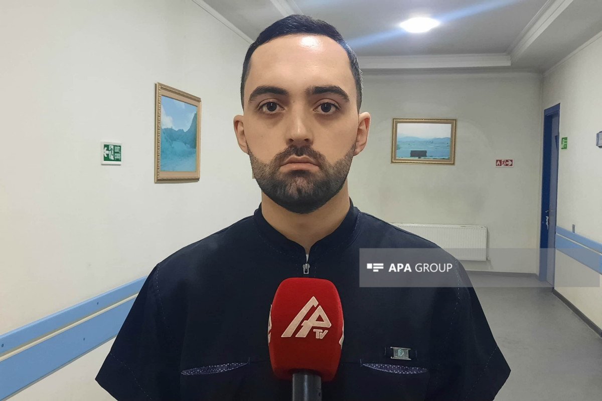Ağdamda minaya düşən sakinin vəziyyəti ağırdır