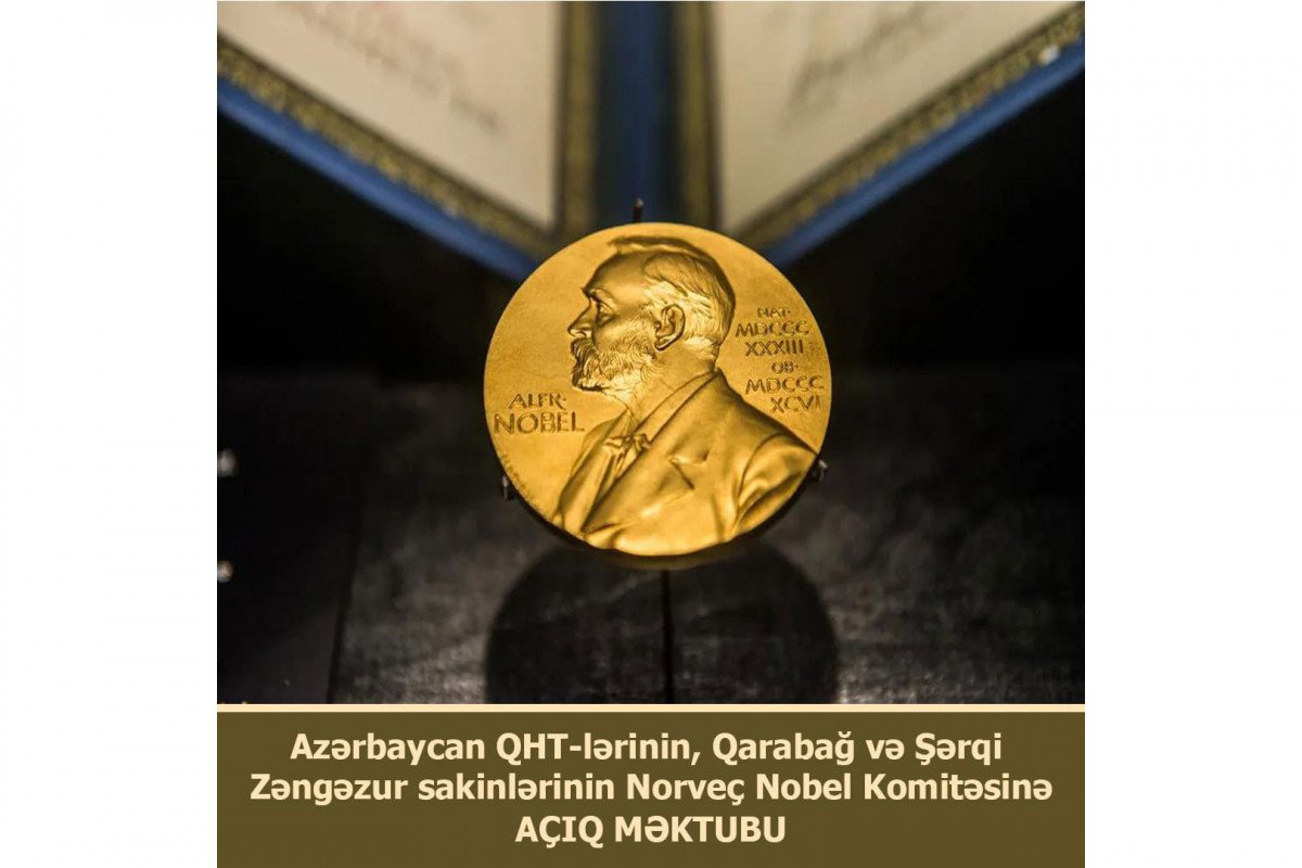 Azərbaycan QHT-ləri, Qarabağ və Şərqi Zəngəzur sakinləri Vardanyanla bağlı Norveç Nobel Komitəsinə açıq məktub göndərib