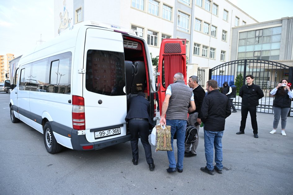 Füzuli şəhərinə növbəti köç karvanı yola salınıb