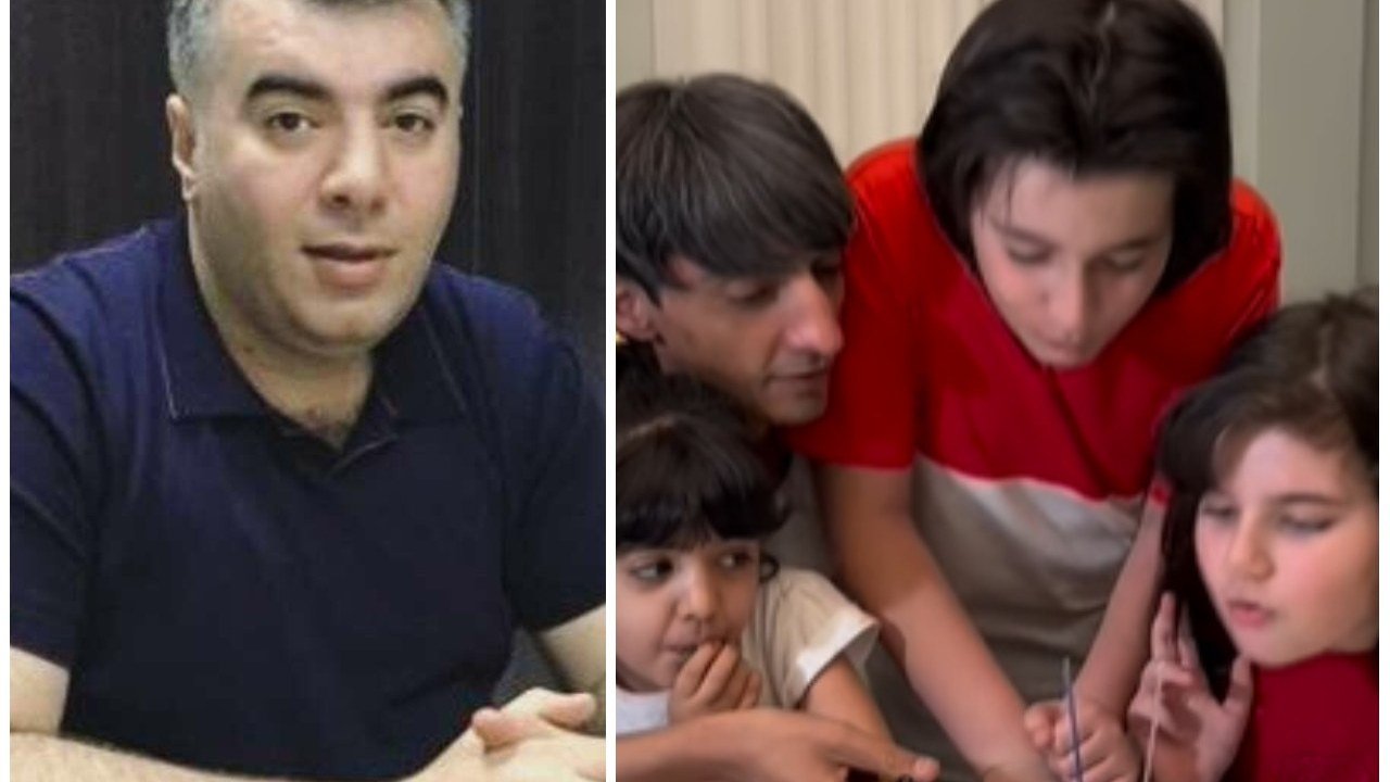 Övladları Rəşad Dağlının 40 yaşını belə təbrik etdi - VİDEO