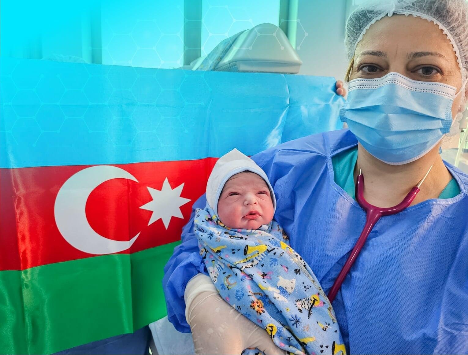 Xankəndidə dünyaya gələn ilk körpənin ailəsinə MÜJDƏ