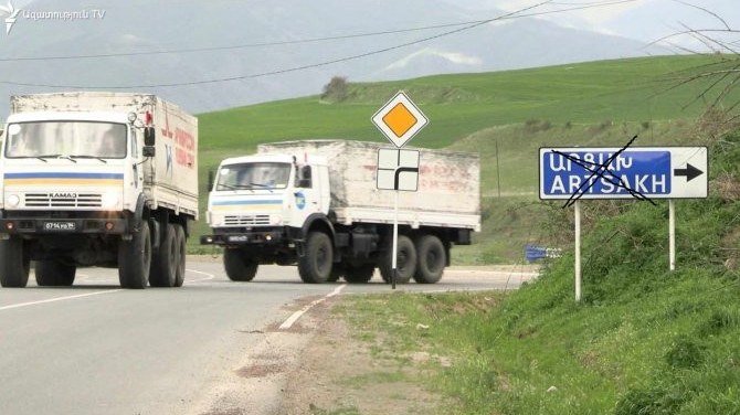 ŞOK GÖRÜNTÜLƏR! Qarabağdan Ermənistana keçən Rusiya texnikaları GERİ QAYITMAĞA BAŞLADI – NİYƏ? - VİDEO