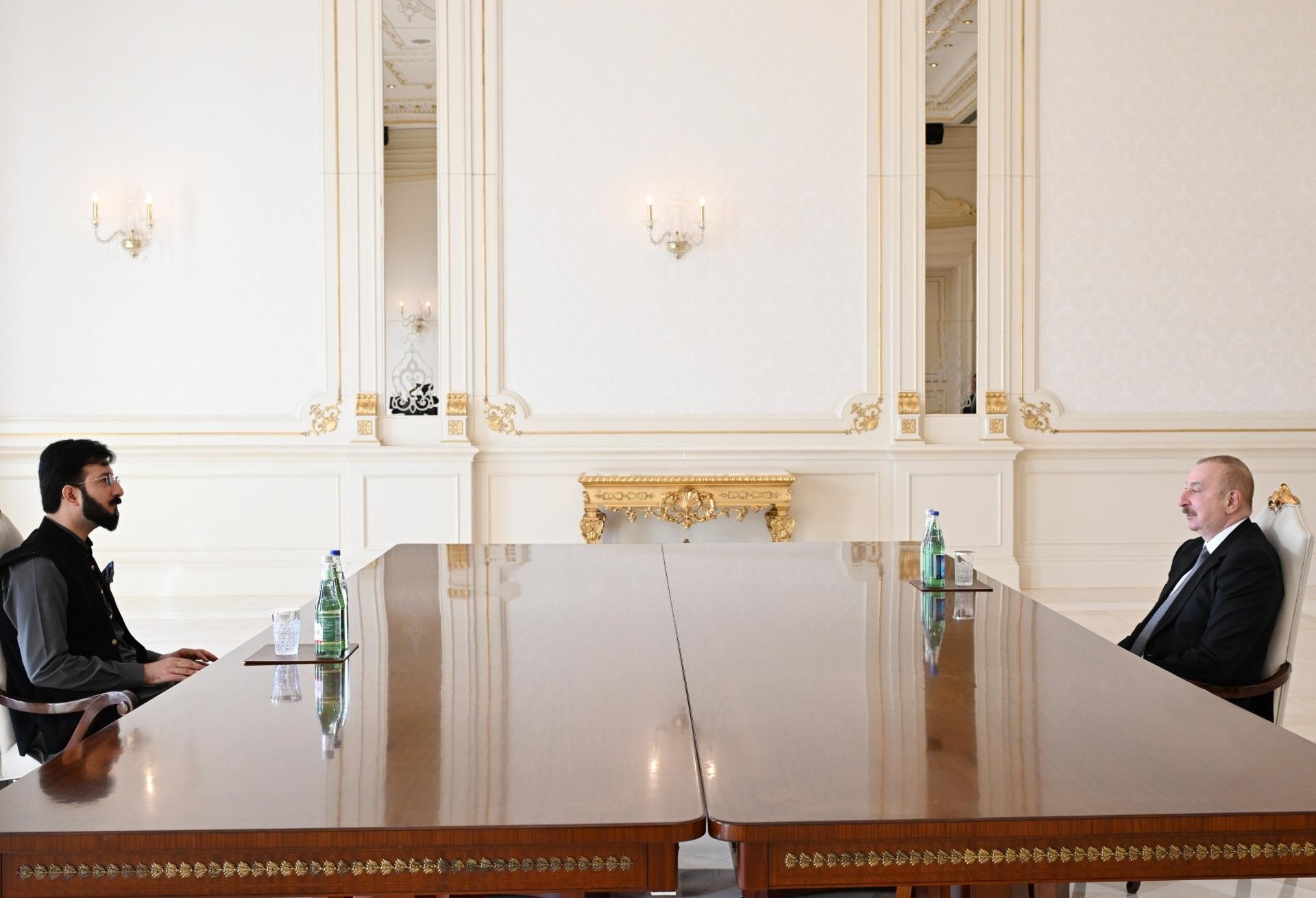 Prezident İlham Əliyev Pakistanın MUSLİM İnstitutunun direktorunu qəbul edib