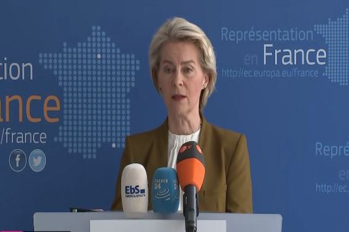 Ursula von der Leyen: Çinin Rusiyaya qarşı bütün təsir imkanlarından istifadə edəcəyinə ümid edirik