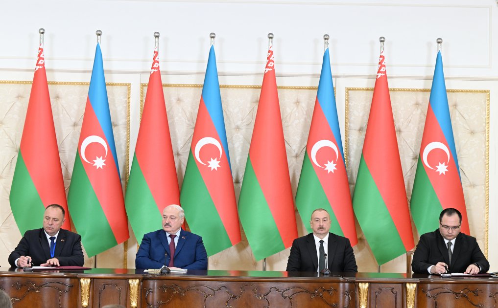 Azərbaycan-Belarus sənədləri imzalanıb
