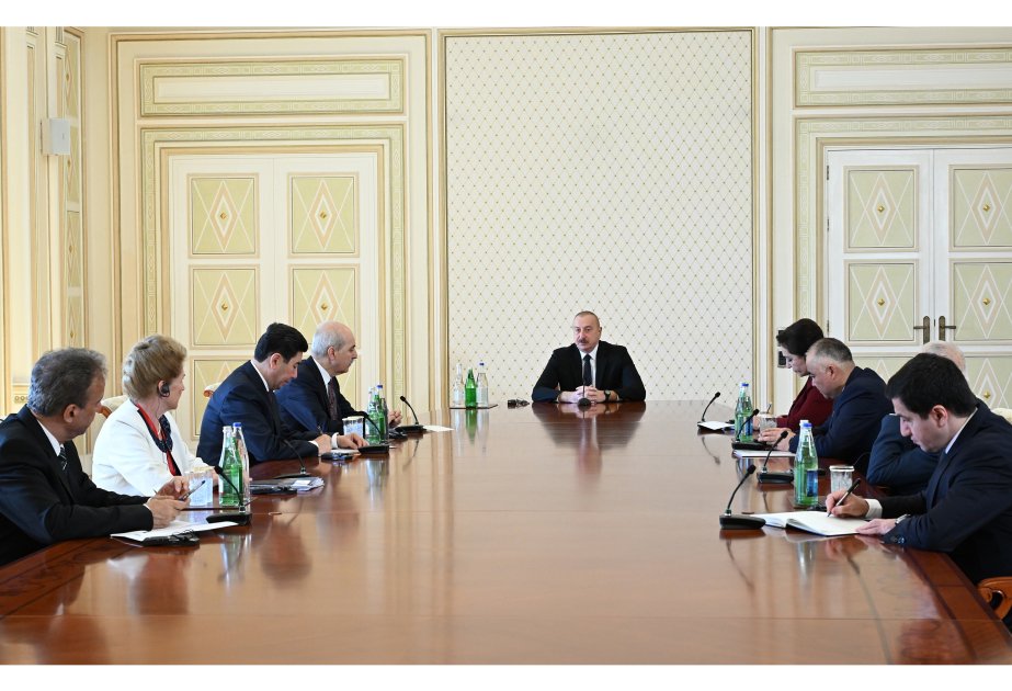 Prezident İlham Əliyev TÜRKPA-nın nümayəndə heyətini qəbul edib